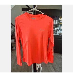 Fabulous Columbia Sz XS Omni-Shade Long Sleeve Top Coral